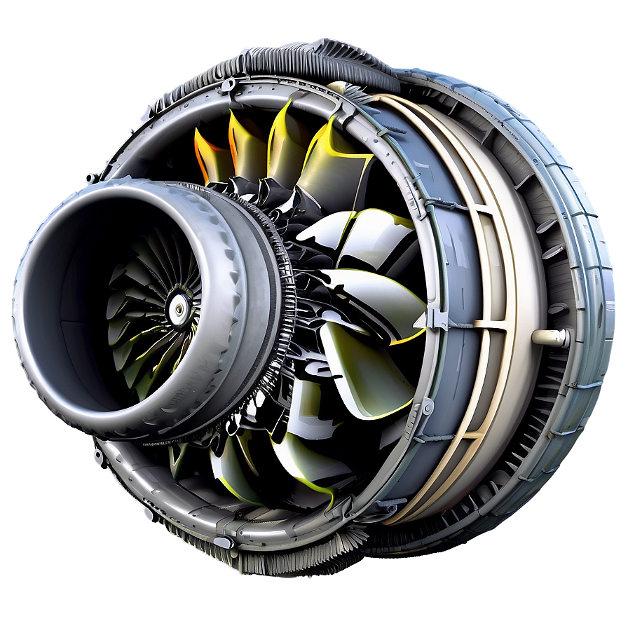 Turbofan Jet Engine Diagram Png 06292024 PNG Image