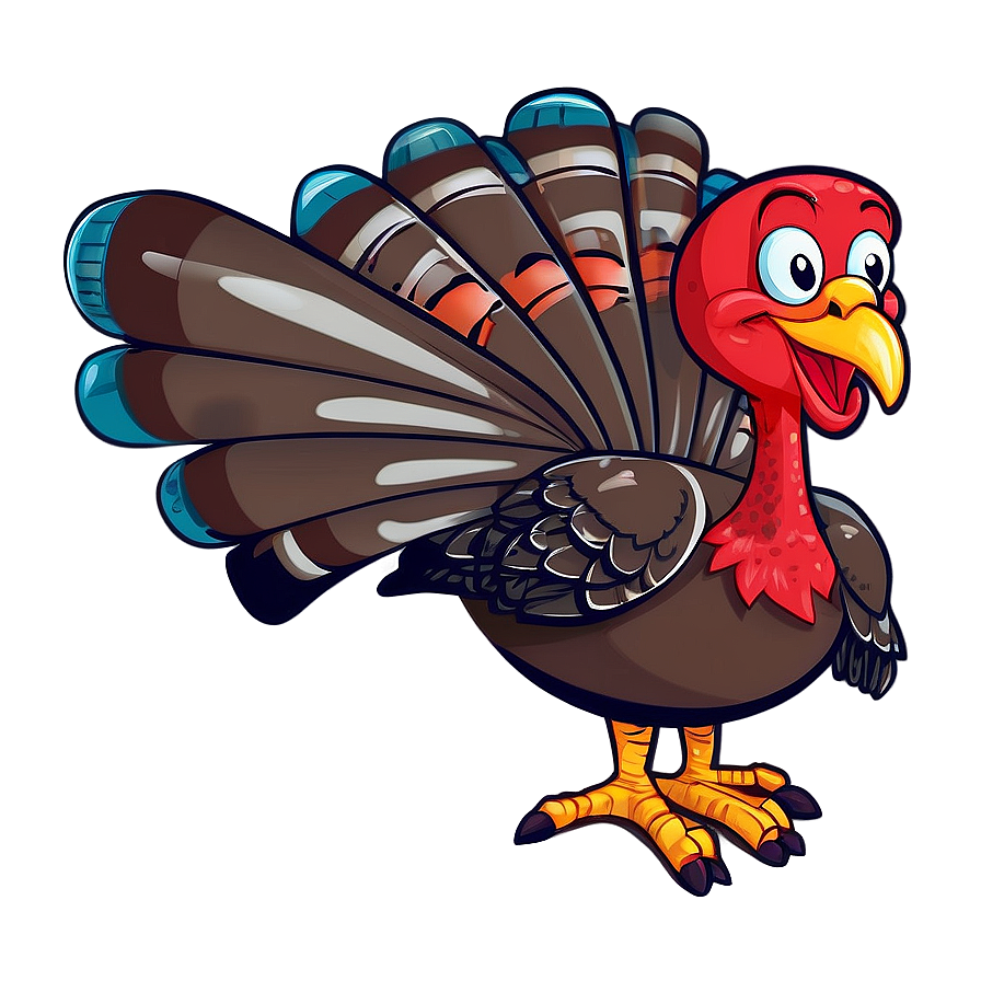 Turkey Cartoon Vector Png Enu58 PNG Image