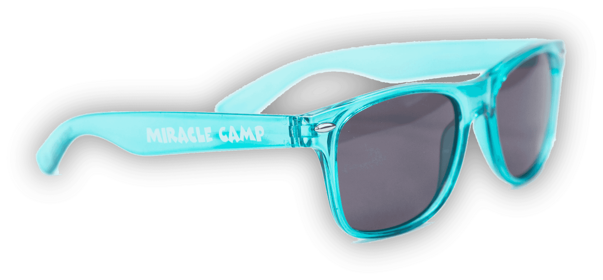 Turquoise Aviator Sunglasses Miracle Camp PNG Image