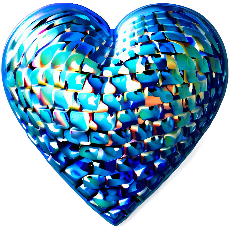 Turquoise Blue Heart Png Eov PNG Image