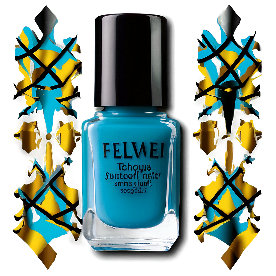 Turquoise Nail Polish Png 05252024 PNG Image