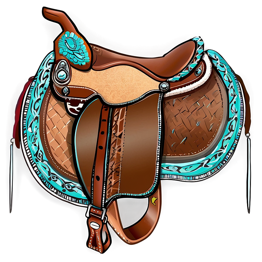 Turquoise Saddle Png Yeh PNG Image