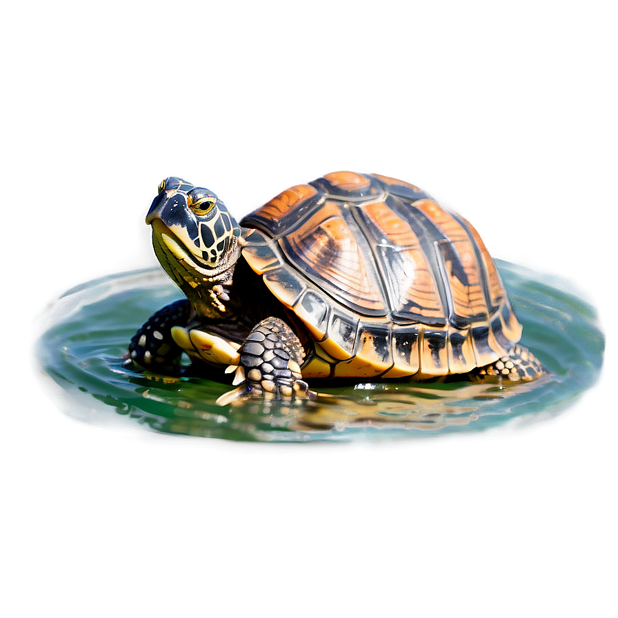 Turtle Floating On Water Png Duv PNG Image