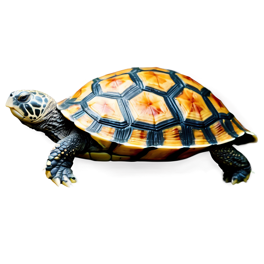 Turtle With Floral Shell Png Sdj PNG Image