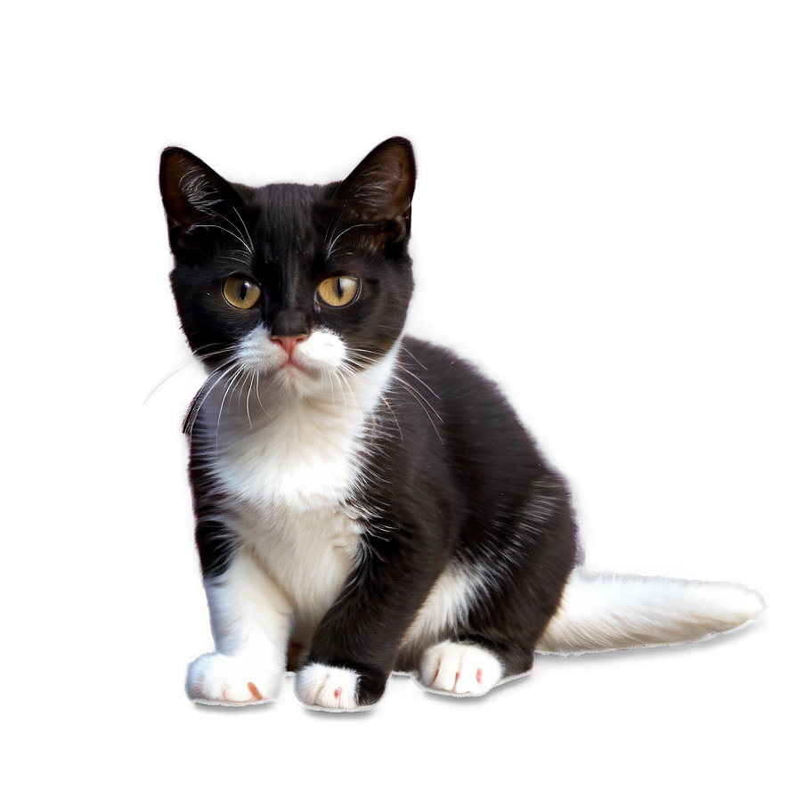 Tuxedo Cat A PNG Image