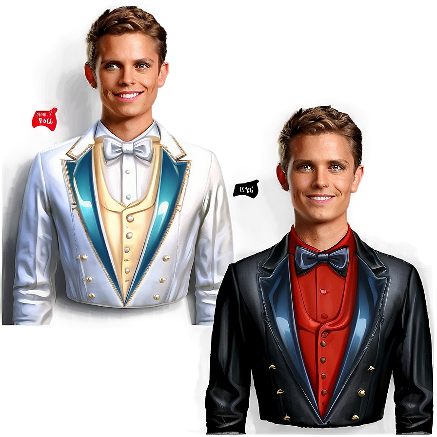 Tuxedo Shirt Options Png Chx77 PNG Image