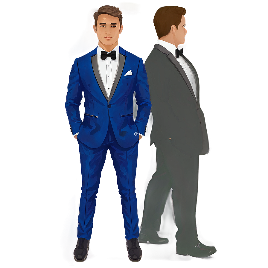 Tuxedo Style For Young Men Png Kea PNG Image