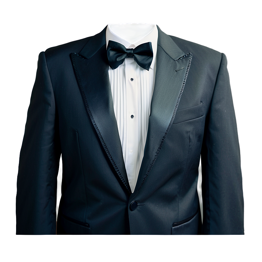 Tuxedo With Satin Lapels Png Hoq PNG Image