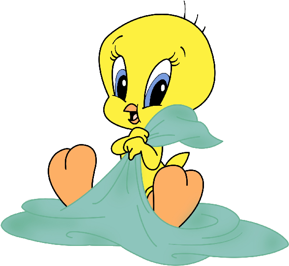 Tweety Bird Cute Pose PNG Image