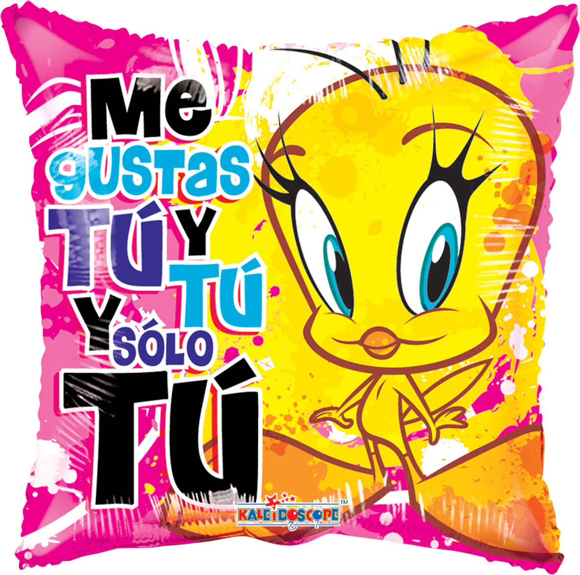 Tweety Love Pillow Spanish Phrase PNG Image