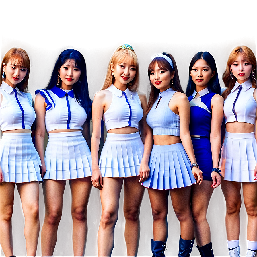 Twice Group Photo Png Exh64 PNG Image