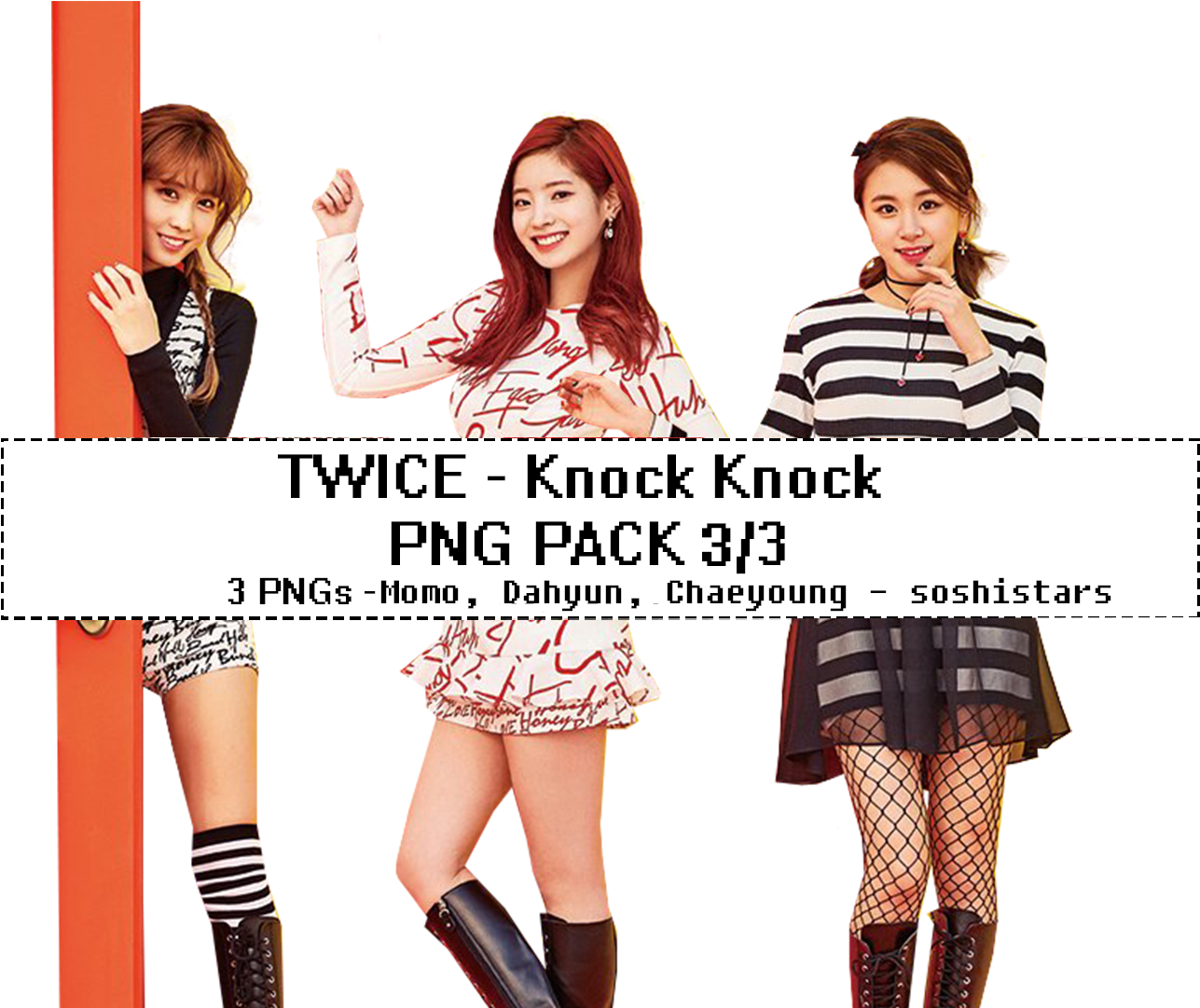 Twice Knock Knock P N G Pack PNG Image