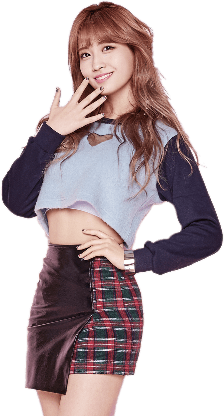 Twice Member Fashion Pose PNG Image