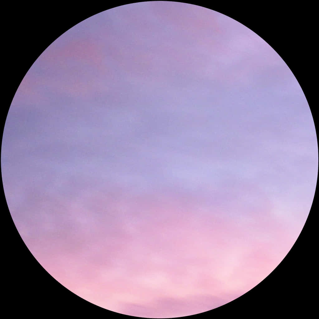 Twilight Sky Circle PNG Image