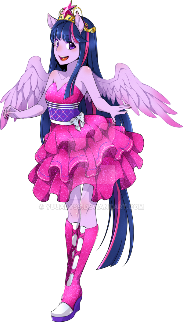 Twilight Sparkle Anime Style PNG Image