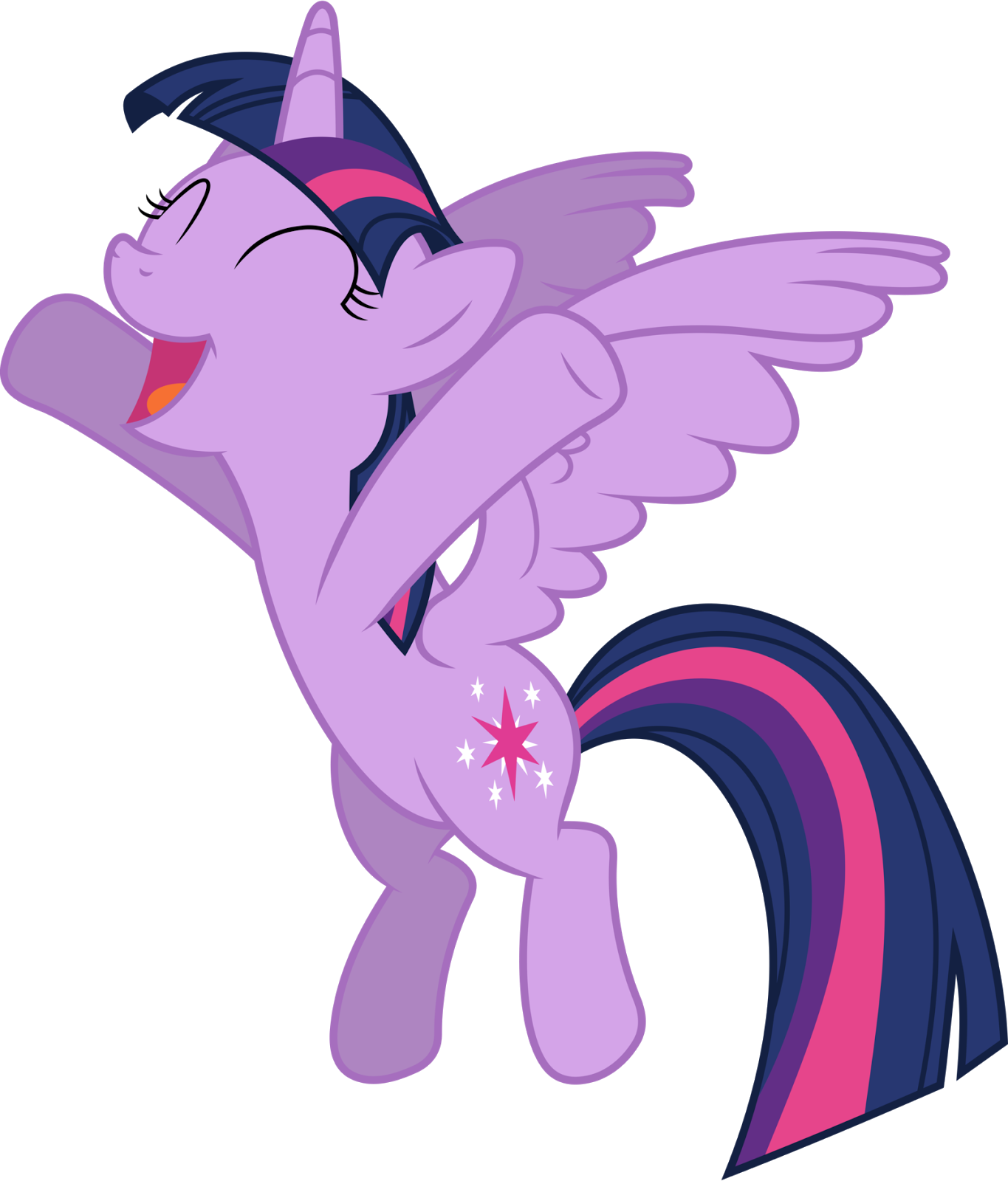 Twilight_ Sparkle_ Joyful_ Flight_ Vector PNG Image