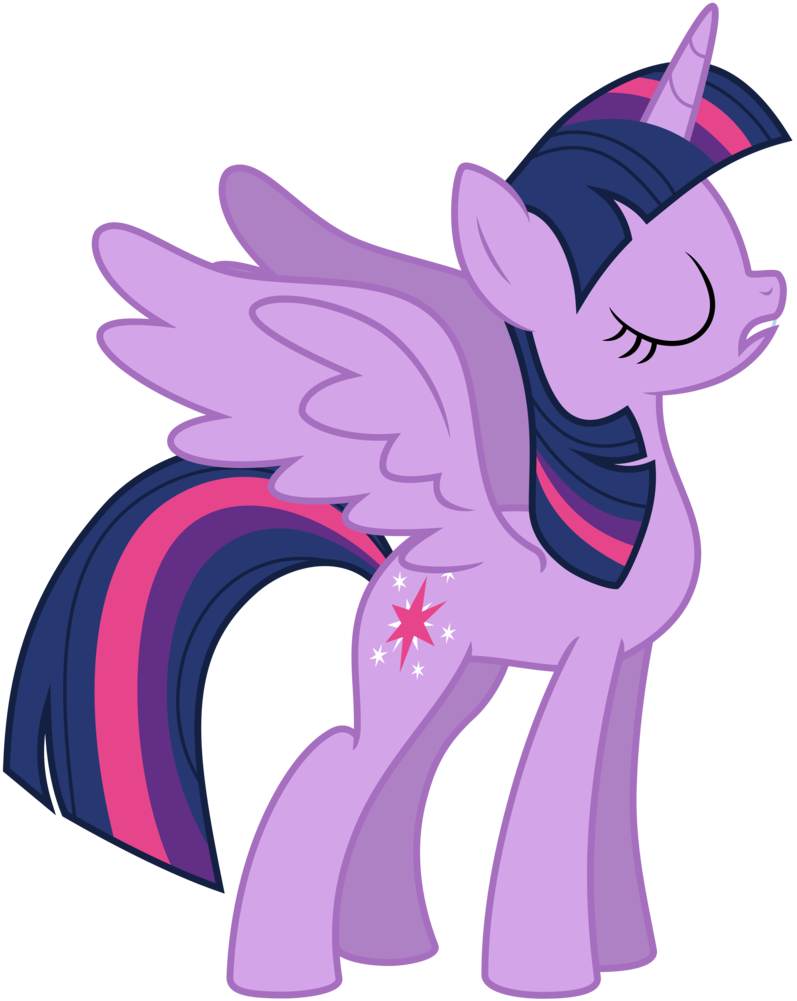 Twilight Sparkle My Little Pony Vector PNG Image