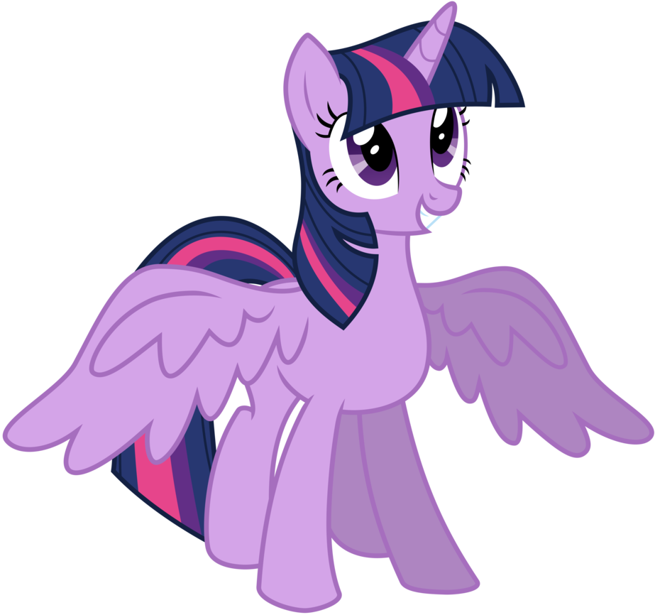 Twilight Sparkle_ Purple Pony With Wings PNG Image