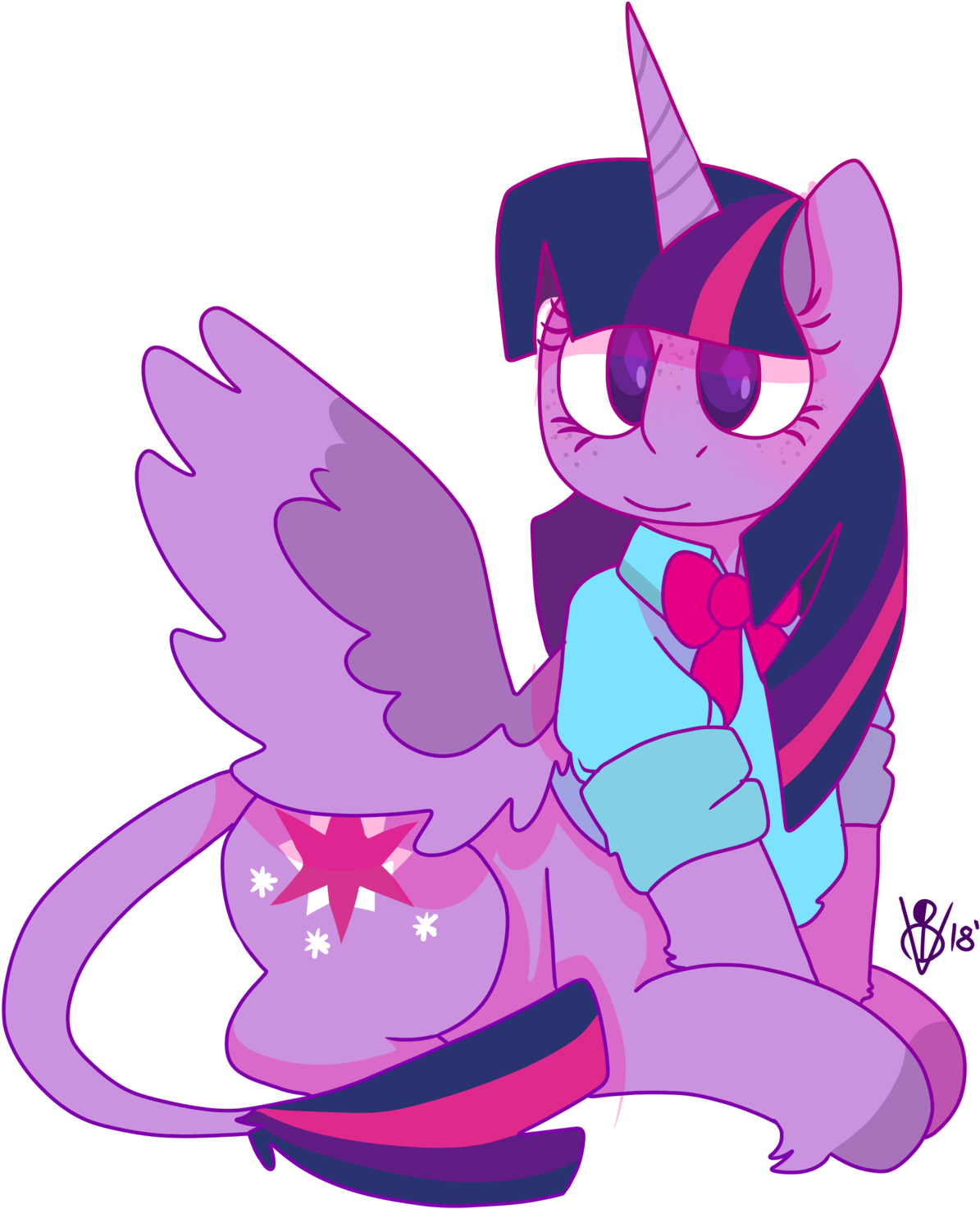 Twilight Sparkle Unicorn Pegasus Illustration PNG Image