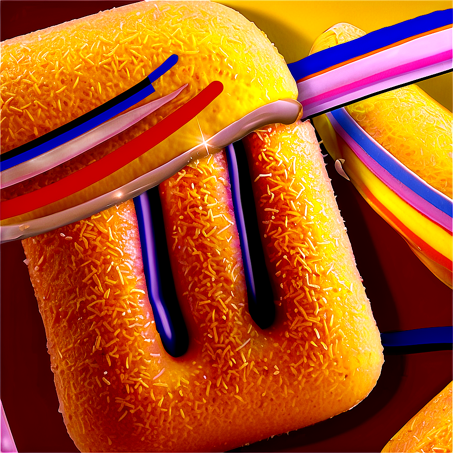 Twinkie Sponge Cake Closeup PNG Image