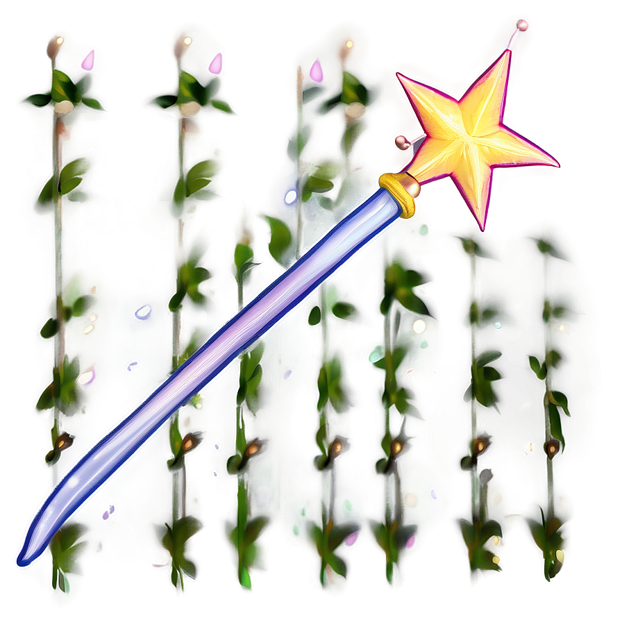 Twinkling Fairy Wand Png 06292024 PNG Image