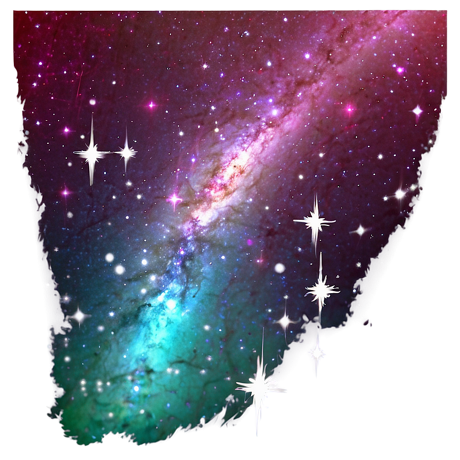 Twinkling Galaxy Stars Effect Png Twd PNG Image