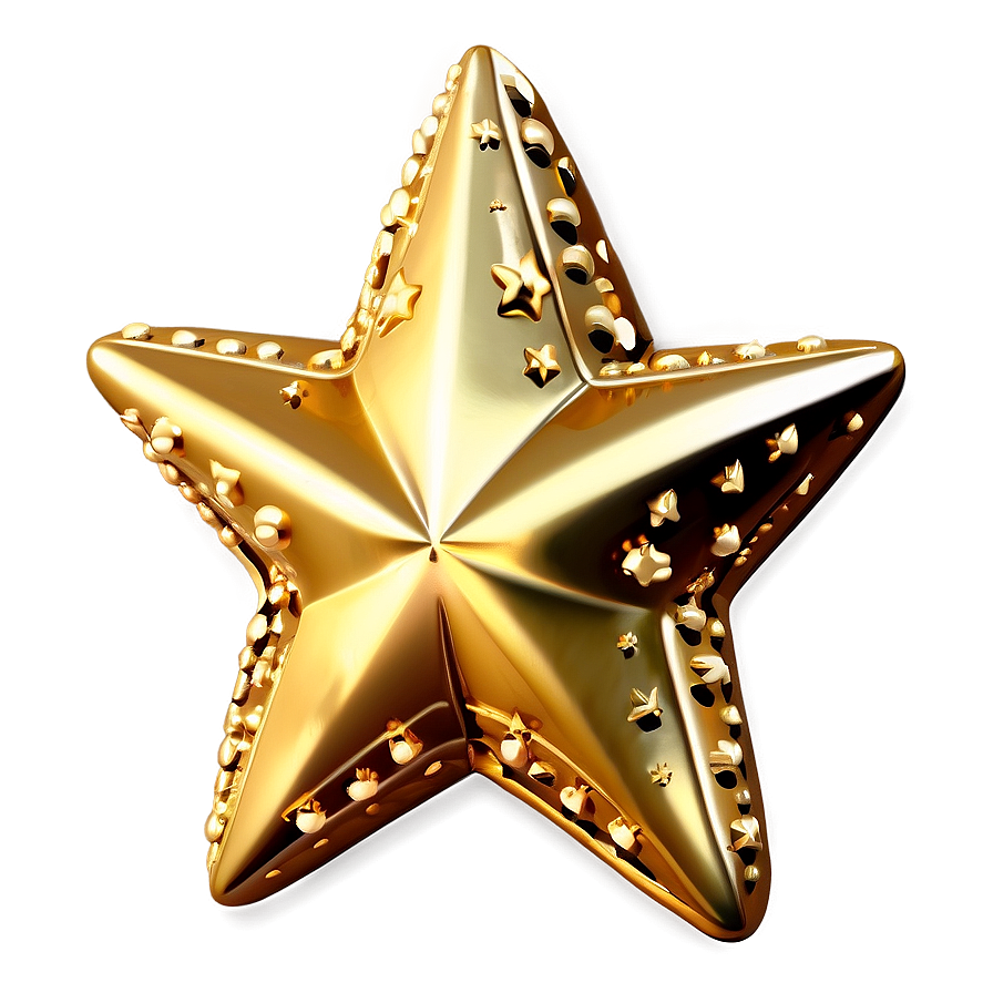 Twinkling Gold Stars Png Fus PNG Image