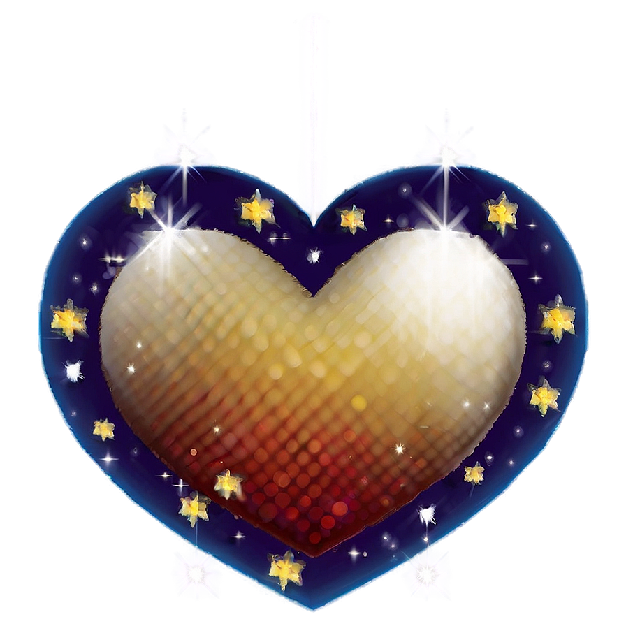 Twinkling Heart Png Pvv PNG Image