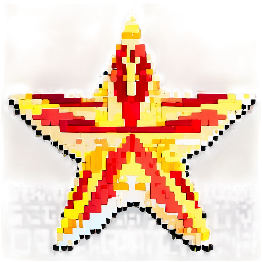 Twinkling Pixel Star Concept Png Uyx93 PNG Image