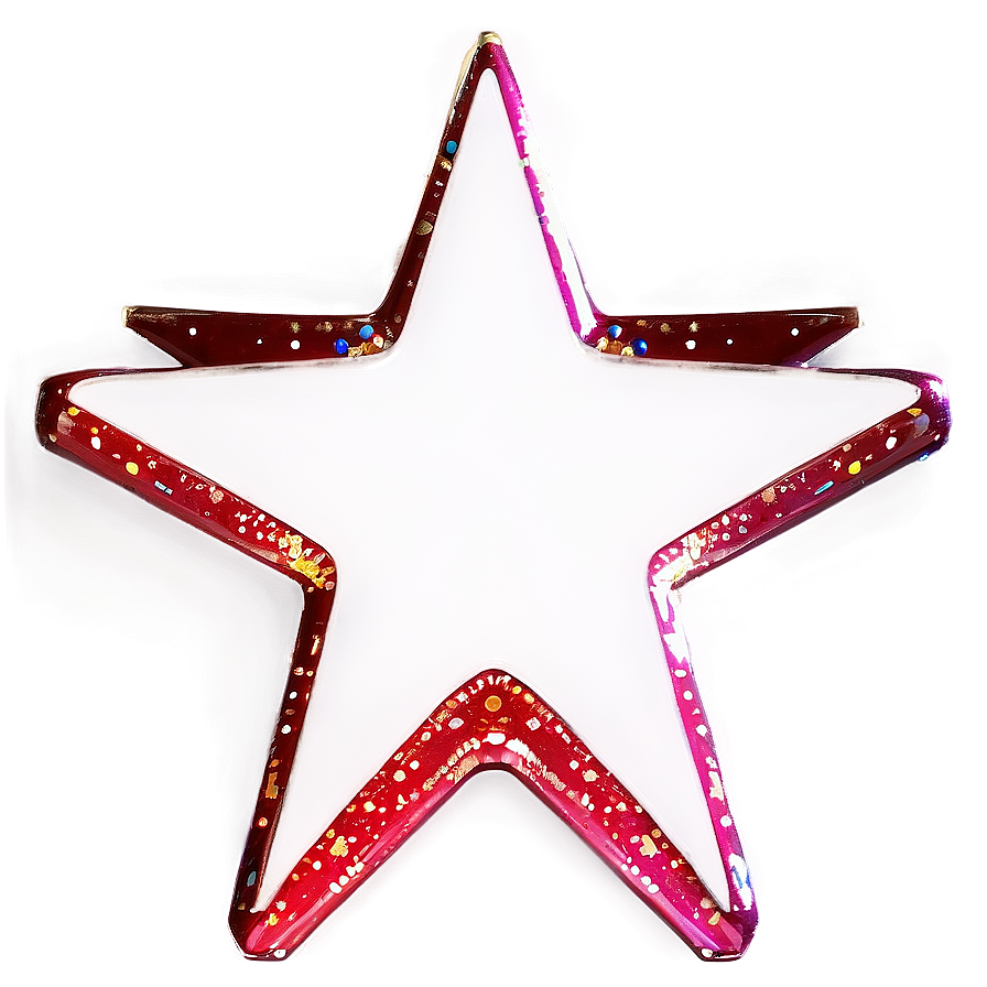 Twinkling Red Star Png Buw PNG Image