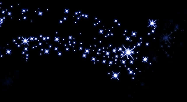 Twinkling Stars Night Sky PNG Image