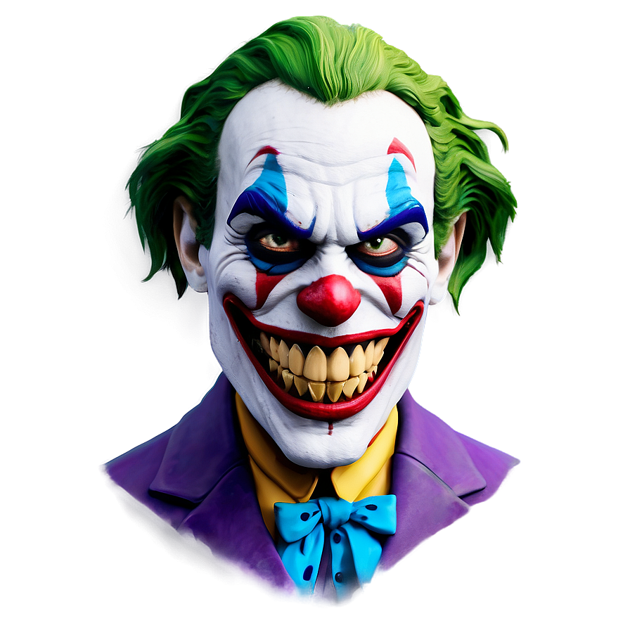 Twisted Joker Smirk Png Nwn PNG Image