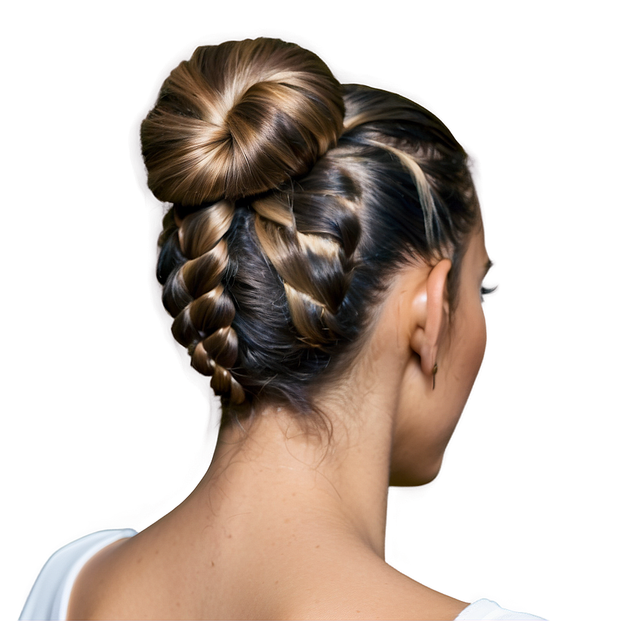 Twisted Ponytail Technique Png 72 PNG Image