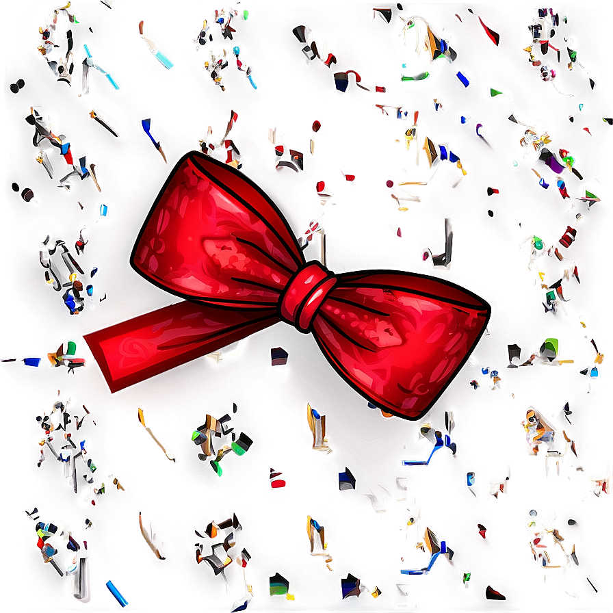 Twisted Red Bow Png Kar PNG Image