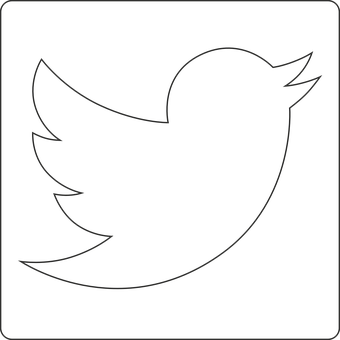 Twitter Logo Silhouette PNG Image