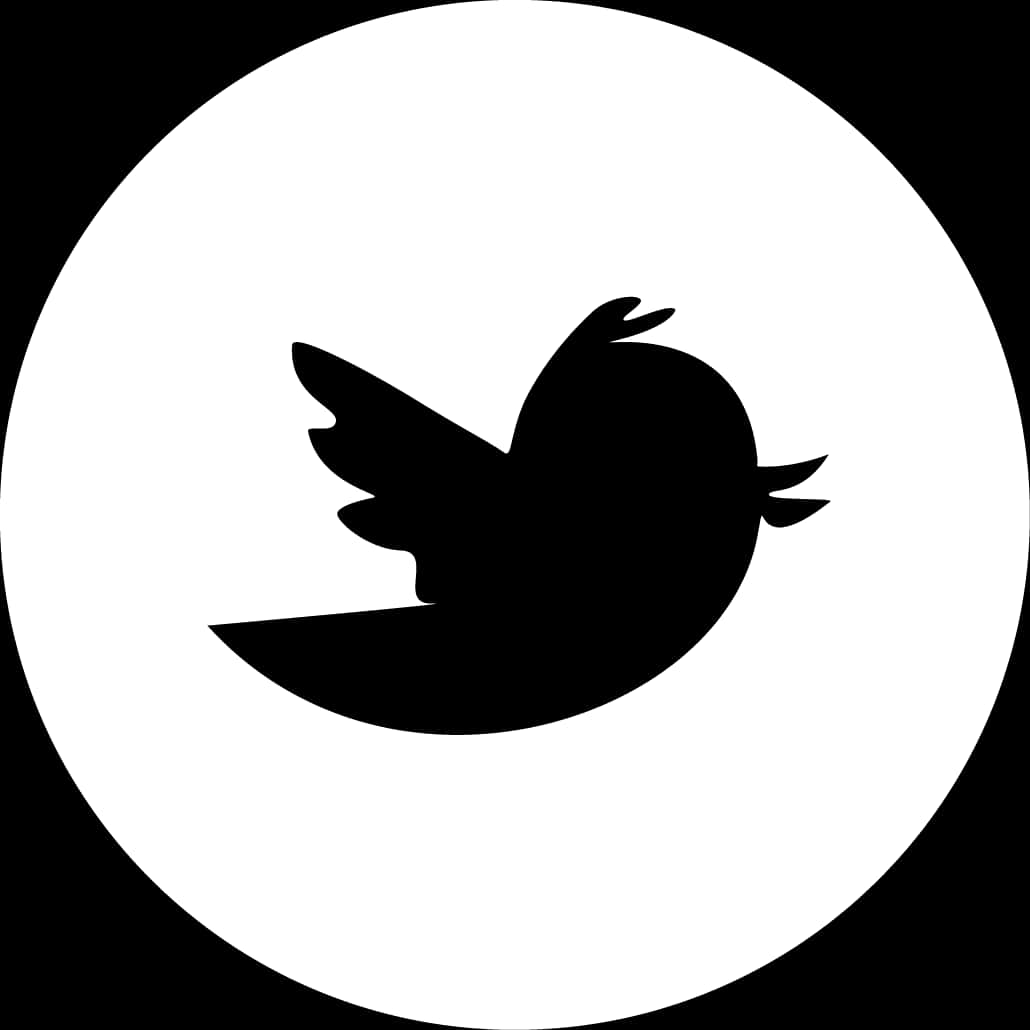 Twitter Logo Silhouette PNG Image