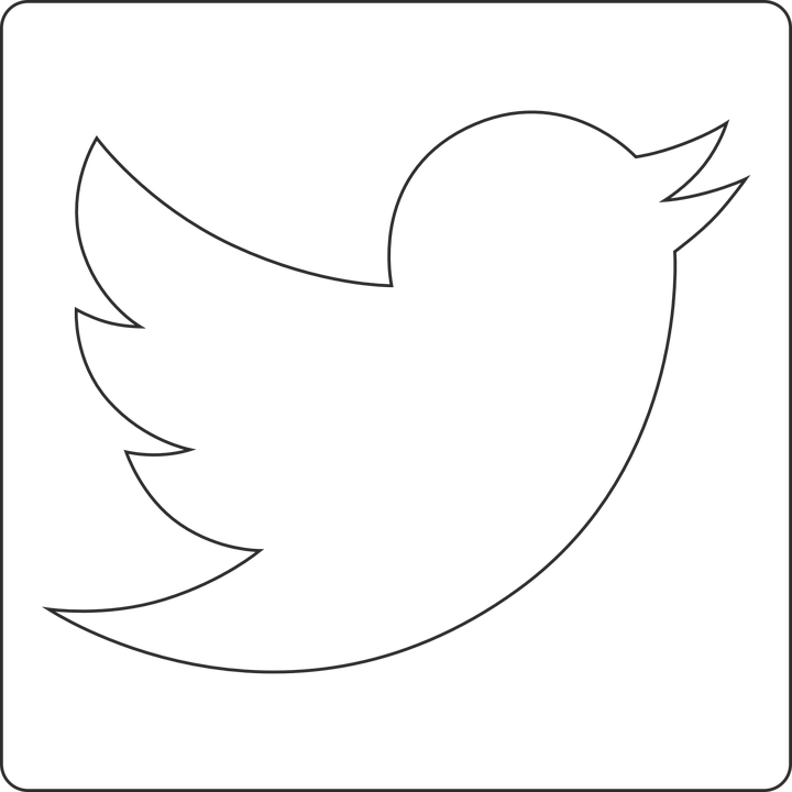 Twitter Logo Silhouette PNG Image