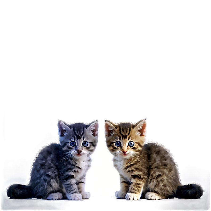 Two Kittens Png 05232024 PNG Image