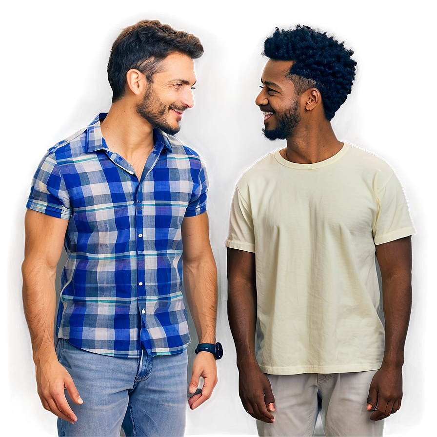 Two Persons Having A Dialogue Png Fuv44 PNG Image