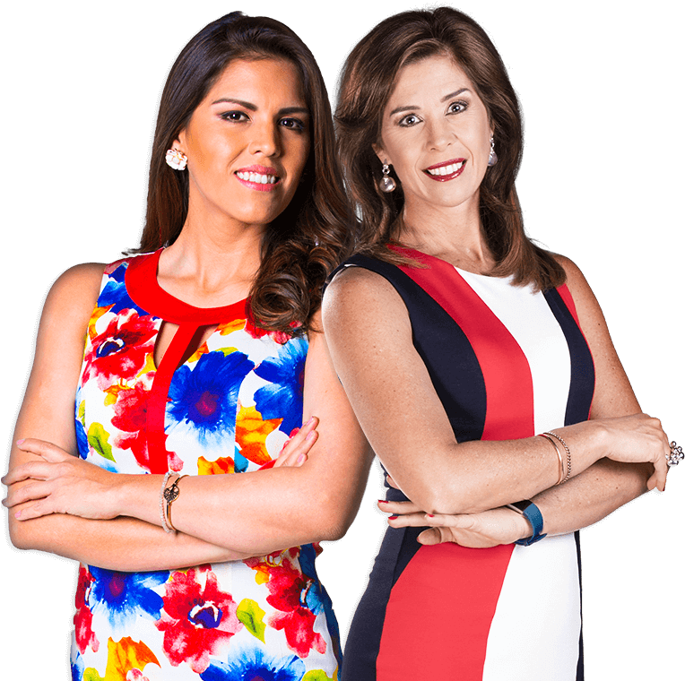 Two Women Professional Portrait PNG Image