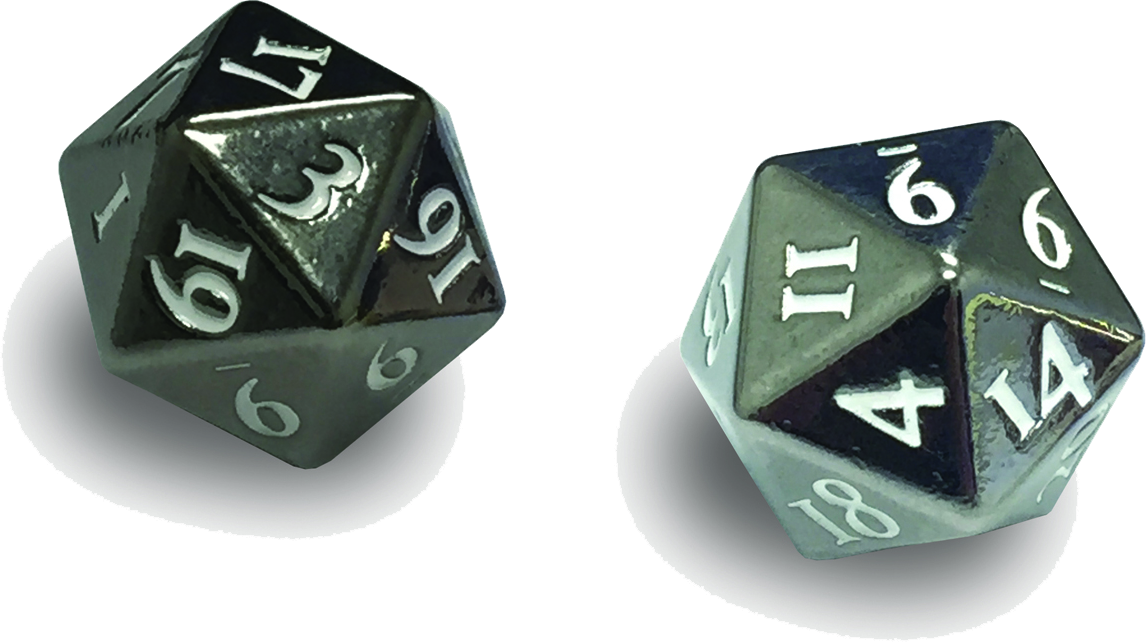 Two20 Sided Dice PNG Image