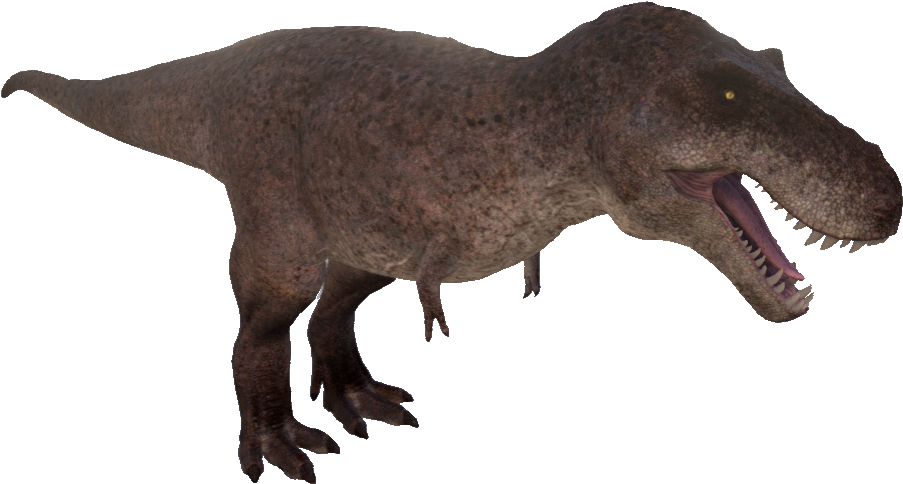 Tyrannosaurus Rex Roaring Illustration PNG Image