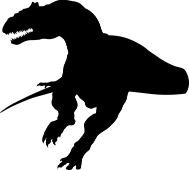 Tyrannosaurus Rex Silhouette PNG Image