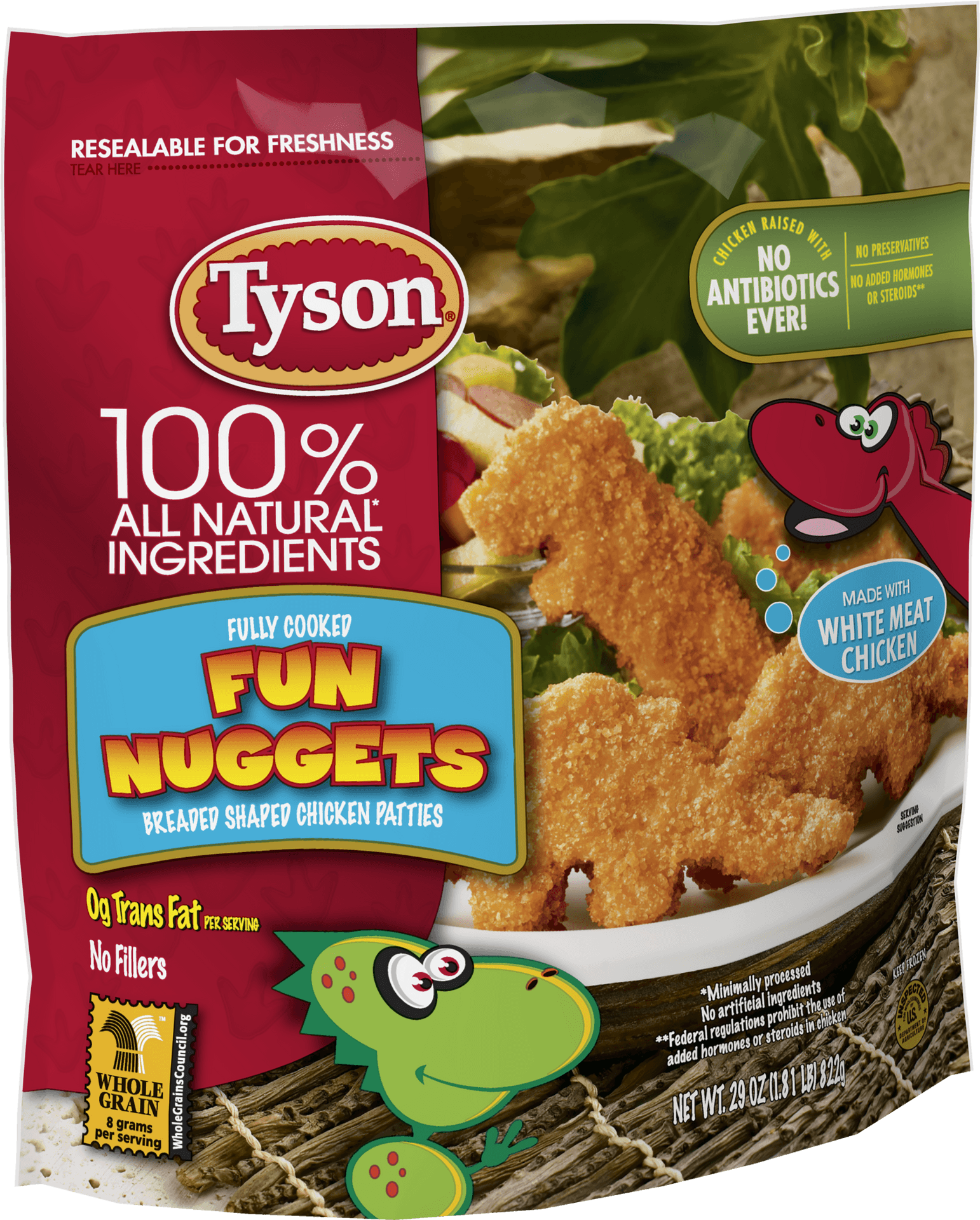 Tyson Fun Nuggets Packaging PNG Image