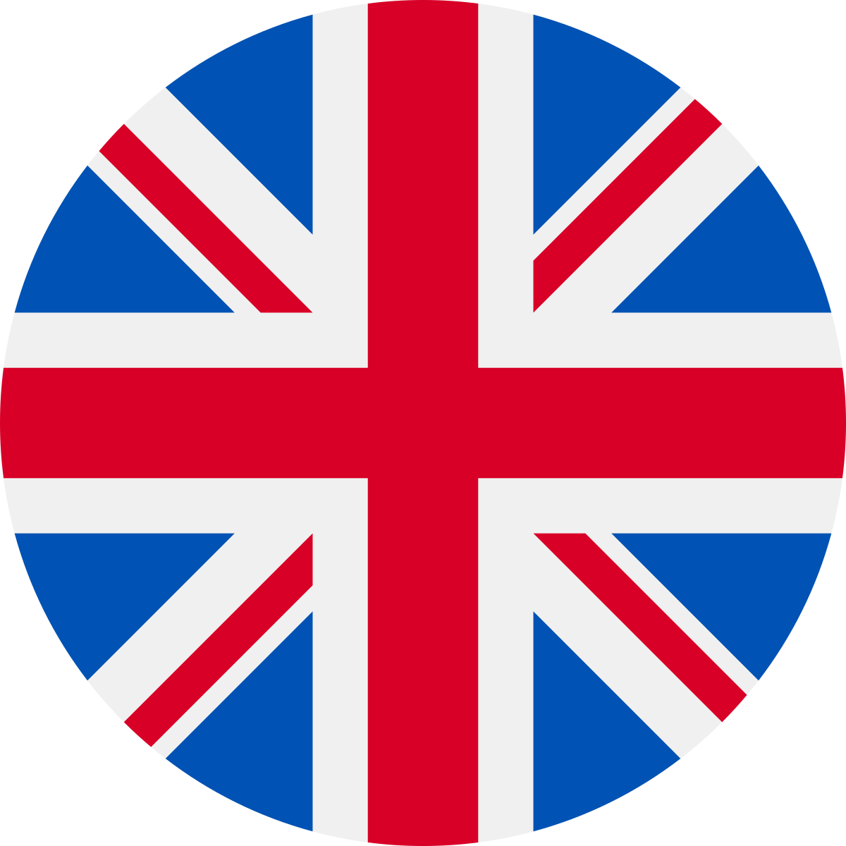 U K Flag Round Icon PNG Image