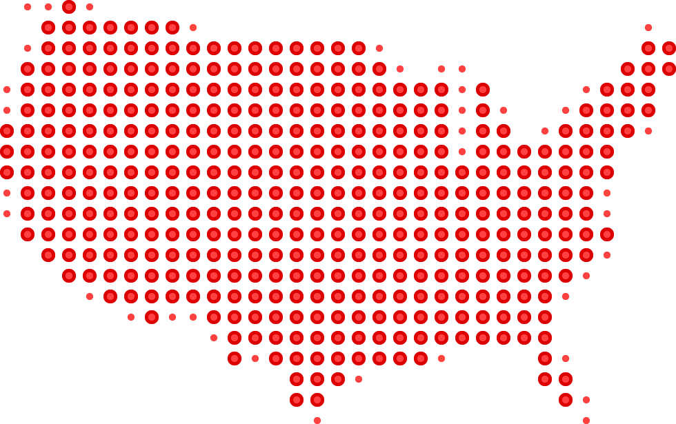 U S A Map Red Pins Abstract PNG Image