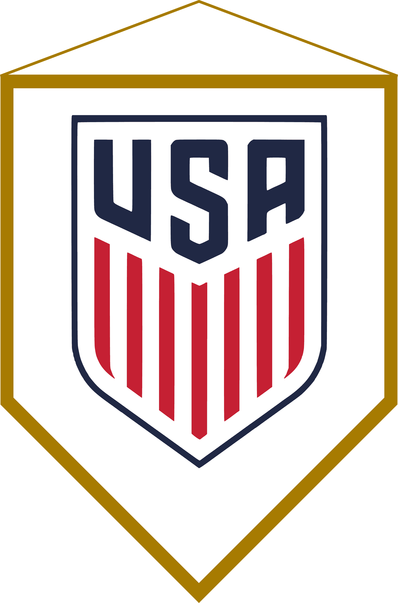 U S A Soccer Team Pennant PNG Image