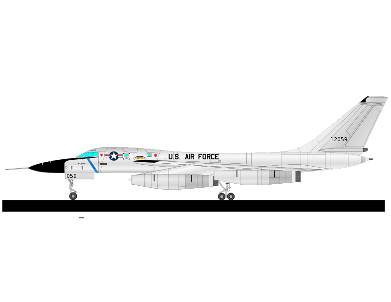 U S Air Force Jet Side Profile PNG Image