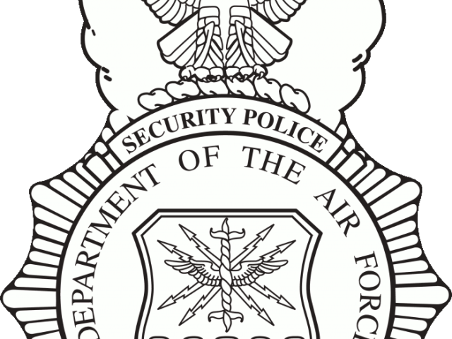 U S Air Force Security Police Badge PNG Image