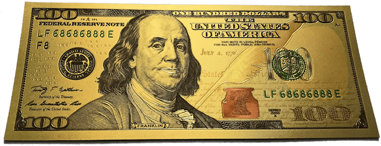 U S100 Dollar Bill Front PNG Image